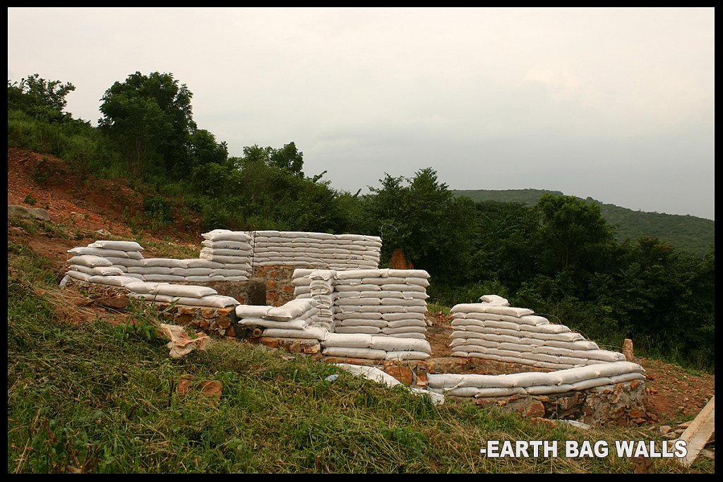 Earth Bag Walls